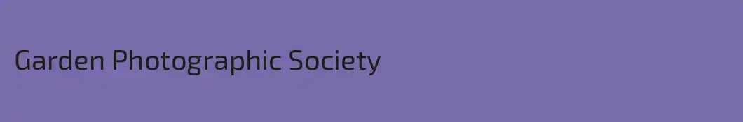 Garden Photographic Society